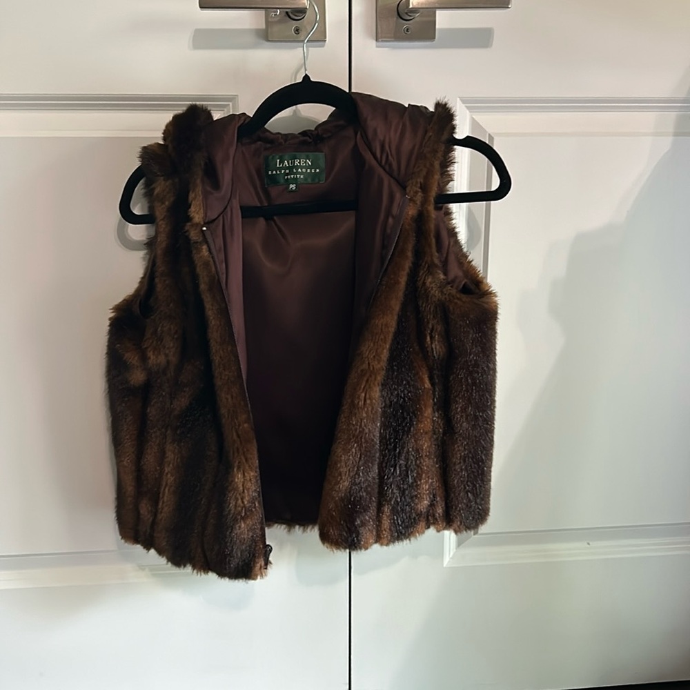 Ralph Lauren Faux Fur vest